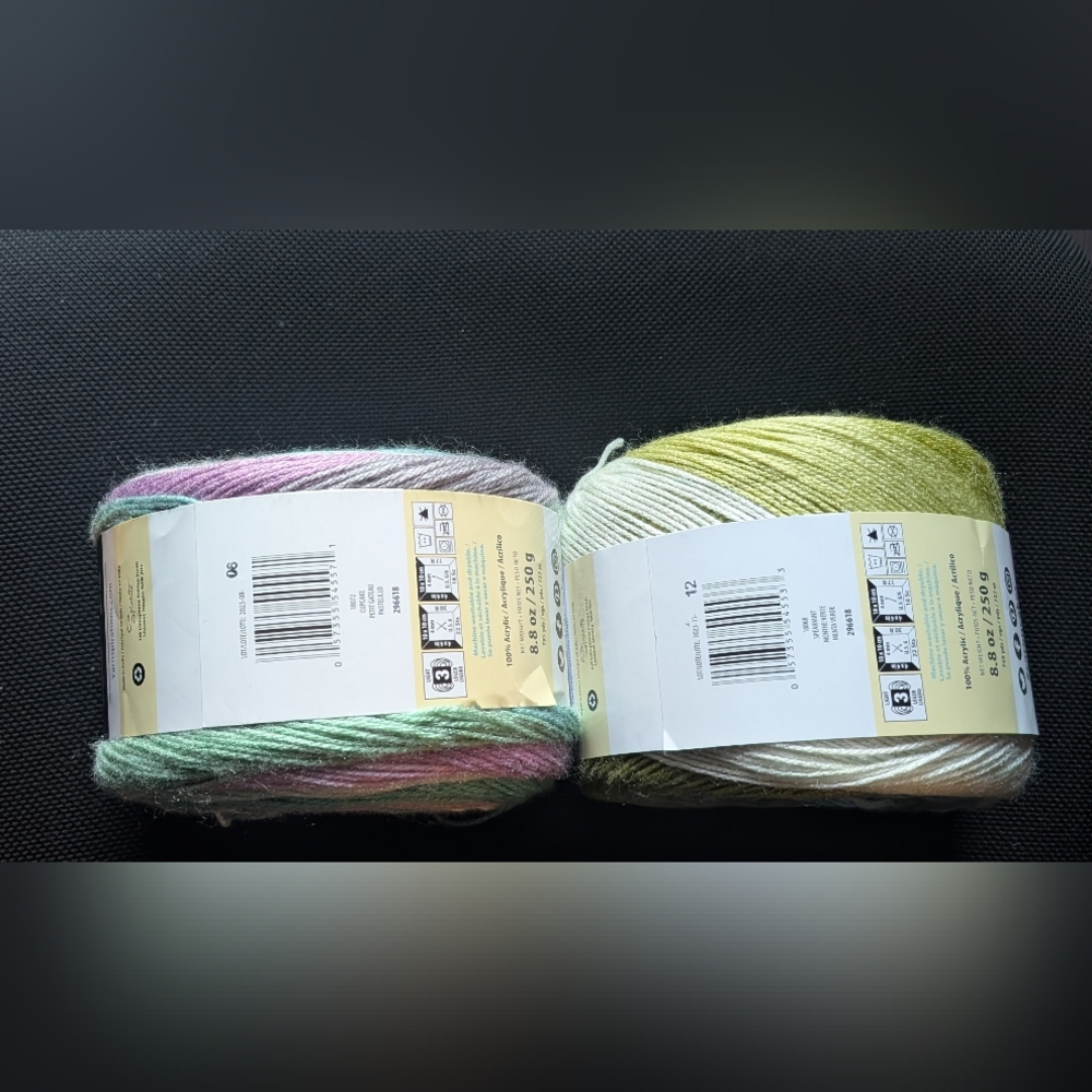 Caron Yarn Skinny Cakes - Lot of 2 - Picture 3 of 3